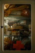 a refrigerator filled with lots of different types of food